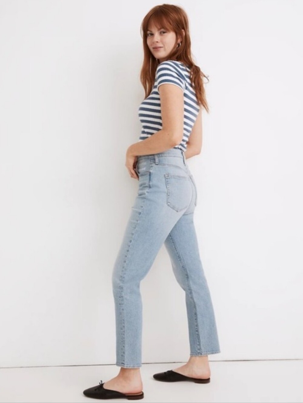 Madewell Curvy Mom Jean Light Wash Womens 28 Casual